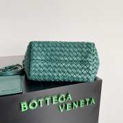 Bottega Veneta Mini Cabat In Green 22x6.5x15.5cm - 4