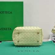 Bottega Veneta Woven Leather Yellow 20.5x15.5x10cm - 3