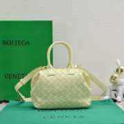 Bottega Veneta Woven Leather Yellow 20.5x15.5x10cm - 4