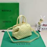 Bottega Veneta Woven Leather Yellow 20.5x15.5x10cm - 2