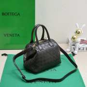 Bottega Veneta Woven Leather Black 20.5x15.5x10cm - 5