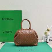 Bottega Veneta Woven Leather Brown 20.5x15.5x10cm - 1