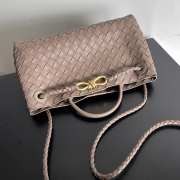 Bottega Veneta Andiamo Leather Tan Bag 29x18x10cm - 4