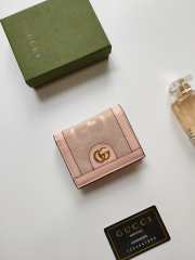 Gucci pink wallet 11x8.5x2.5cm - 1