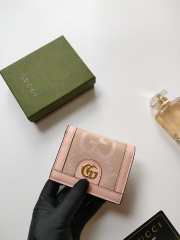 Gucci pink wallet 11x8.5x2.5cm - 3