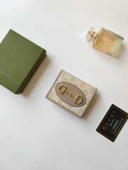 Gucci 1955 beige horsebit card holder 11x8.5x3cm - 4