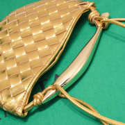 Bottega Veneta Mini Gold Sardine Bag 20x12x2.5cm - 6