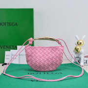 Bottega Veneta Mini Pink Sardine Bag 20x12x2.5cm - 1