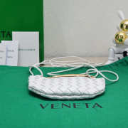 Bottega Veneta Mini White Sardine Bag 20x12x2.5cm - 5