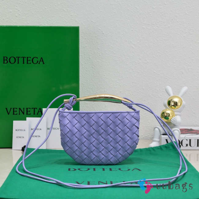 Bottega Veneta Mini Purple Sardine Bag 20x12x2.5cm - 1