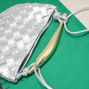 Bottega Veneta Mini Silver Sardine Bag 20x12x2.5cm - 6