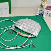 Bottega Veneta Mini Silver Sardine Bag 20x12x2.5cm - 2