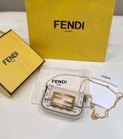 Fendi Nano Baguette Charm Fendace Bag 12x8x3cm - 1