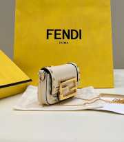 Fendi Nano Baguette Charm Fendace Bag 12x8x3cm - 2