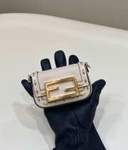 Fendi Nano Baguette Charm Fendace Bag 12x8x3cm - 3