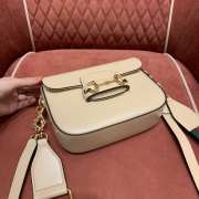 Gucci Horsebit 1955 GG mini bag in beige  20.5x14x5cm - 5