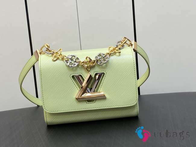 LV M22768 green Twist small handbag 19x15x9cm - 1