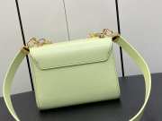 LV M22768 green Twist small handbag 19x15x9cm - 5