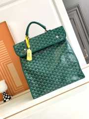 Goyard Saint Léger green backpack 33x35x15cm - 1