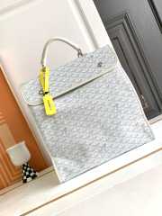 Goyard Saint Léger white backpack 33x35x15cm - 1