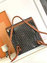 Goyard Saint Léger brown backpack 33x35x15cm - 3