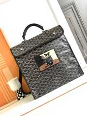 Goyard Saint Léger black backpack 33x35x15cm - 1