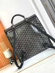 Goyard Saint Léger black backpack 33x35x15cm - 4