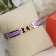 Hermès bracelets in purple  - 6