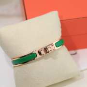 Hermès bracelets in green  - 4