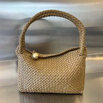 Bottega Veneta Tosca Intrecciato Leather Brown Bag