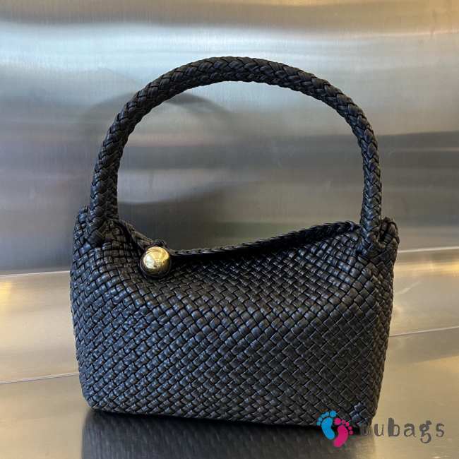 Bottega Veneta Tosca Intrecciato Leather Black Bag - 1