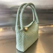 Bottega Veneta Tosca Intrecciato Leather Green Bag - 5