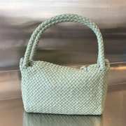 Bottega Veneta Tosca Intrecciato Leather Green Bag - 3