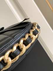 Chanel Calfskin & Gold-Tone Metal Black Pouch - 2