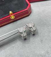 Cartier leopard head earrings - 2