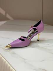 Tom Ford pointy toe sandal heels in purple 7.5cm - 3