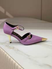 Tom Ford pointy toe sandal heels in purple 7.5cm - 2