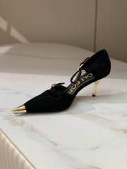  Tom Ford velvet pointy toe sandal heels in black 7.5cm - 3