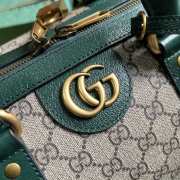 Gucci Double G Duffle Bag In Green 44x28.5x24.5cm - 2