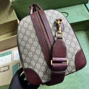 Gucci Double G Duffle Bag In Red 44x28.5x24.5cm - 4