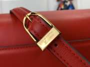 Louis Vuitton Orsay MM bag in red 21.5x15.8x5cm - 4