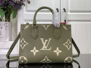 Louis Vuitton M46647 OnTheGo PM Bag Kaki Cream 25x19x11.5cm - 3