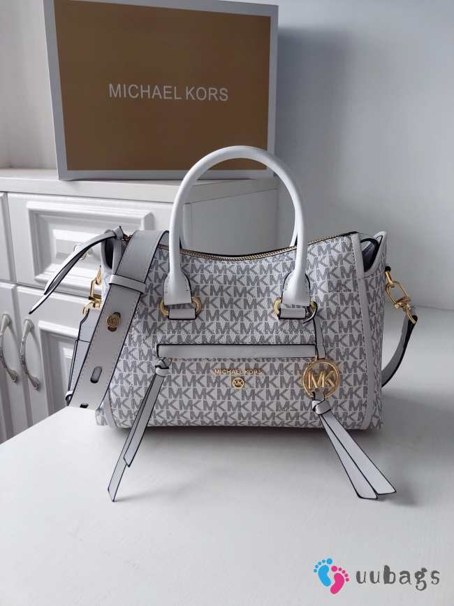 MK Carine Small Studded Satchel 28x12.5x22cm - 1