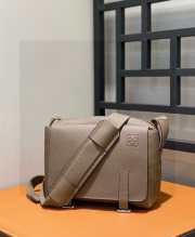 Loewe Military Messenger Xs Bag In Sand 23x18x9cm - 6