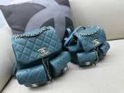 Chanel small backpack in blue 20.5x20x11.5cm - 1