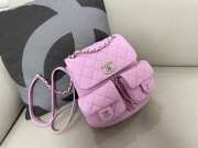 Chanel small backpack in purple 20.5x20x11.5cm - 1