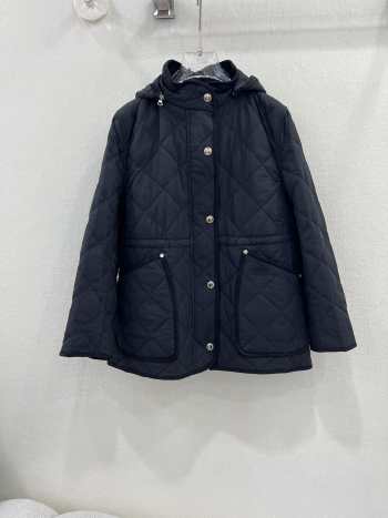 Burberry quilted jacket in blue