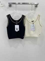 Chanel Sleeveless Metal Chain Loose Sweater  - 1