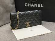 Chanel flap bag 23A black wallet 11.5x23x4cm - 5