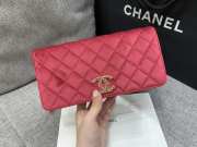 Chanel flap bag 23A red wallet 11.5x23x4cm - 5